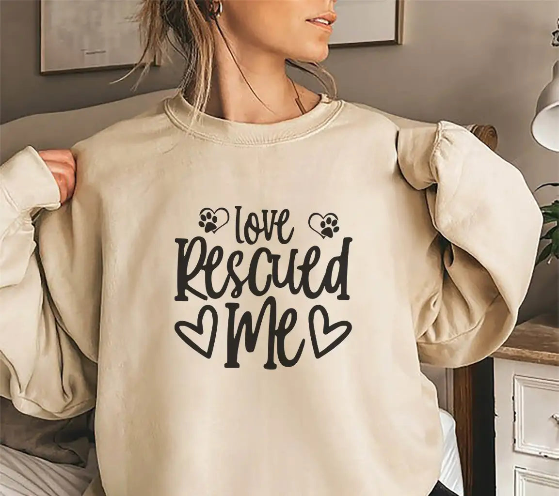  Love Rescued Me Dog SVG SVG