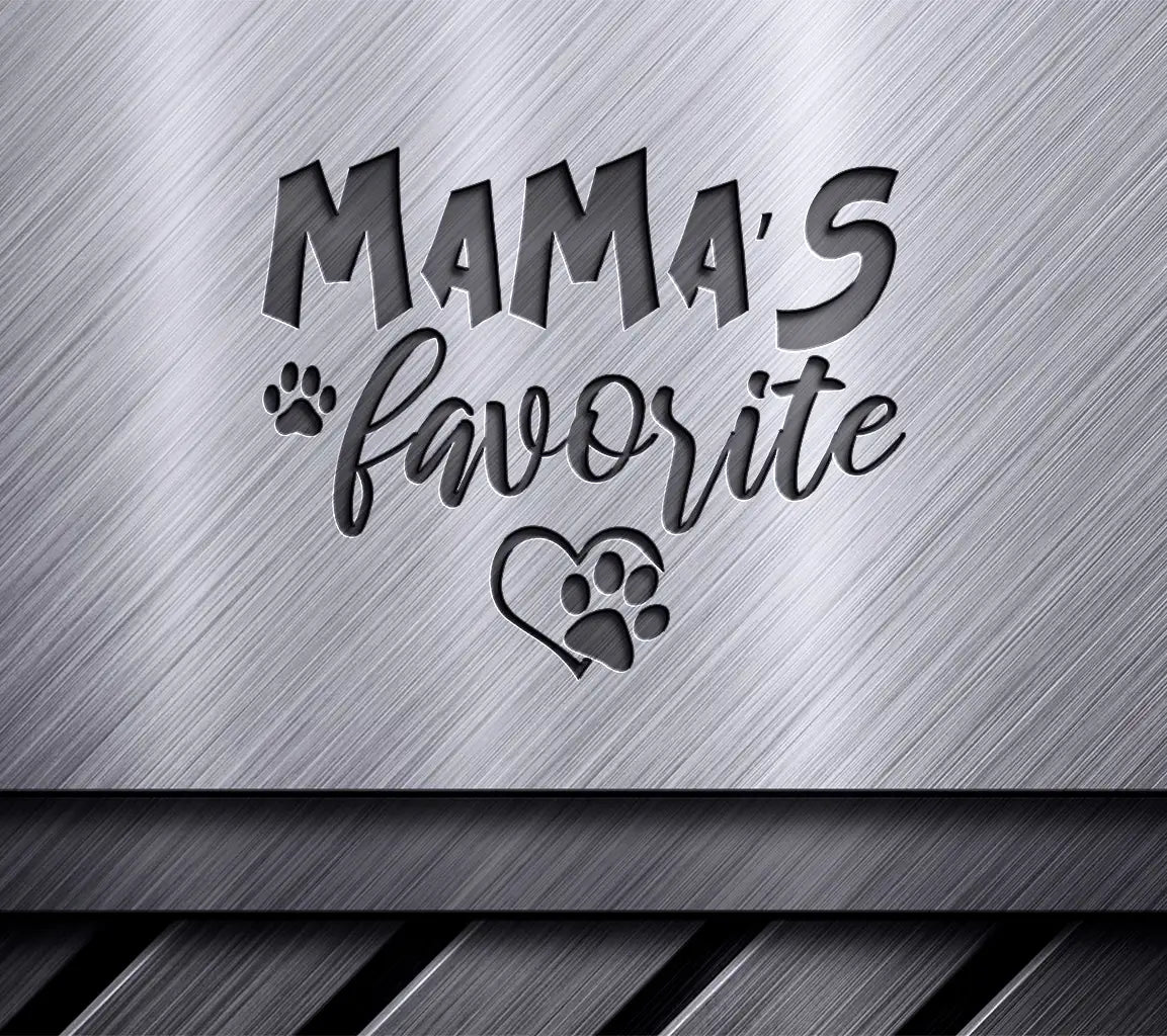  Mamas Favorite SVG - Dog Mom Design SVG