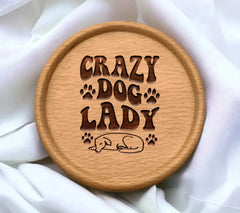 Crazy Dog Lady SVG -  Poster Design SVG