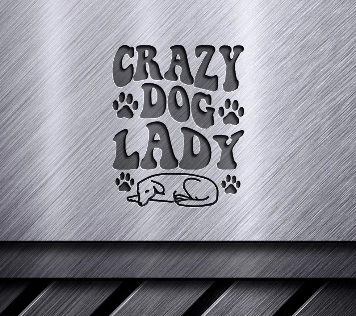 Crazy Dog Lady SVG -  Poster Design SVG