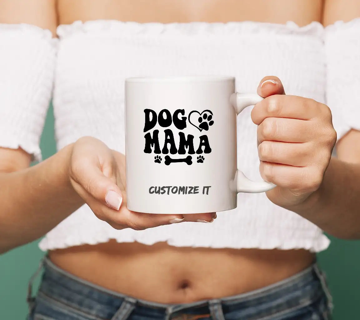  Dog Mama SVG Cut File - Dog Quote Design SVG