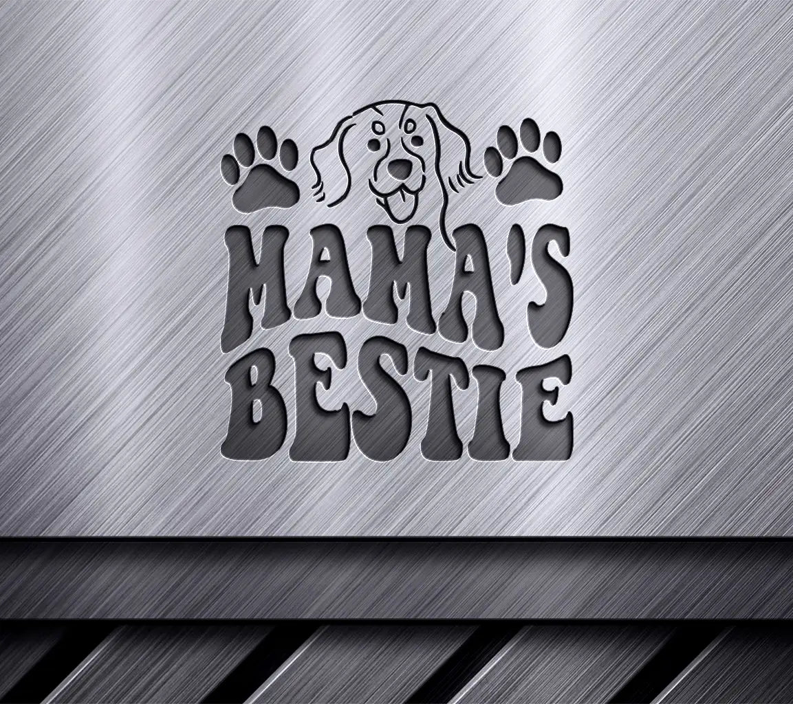  Dog Mamas Bestie SVG Cut File SVG