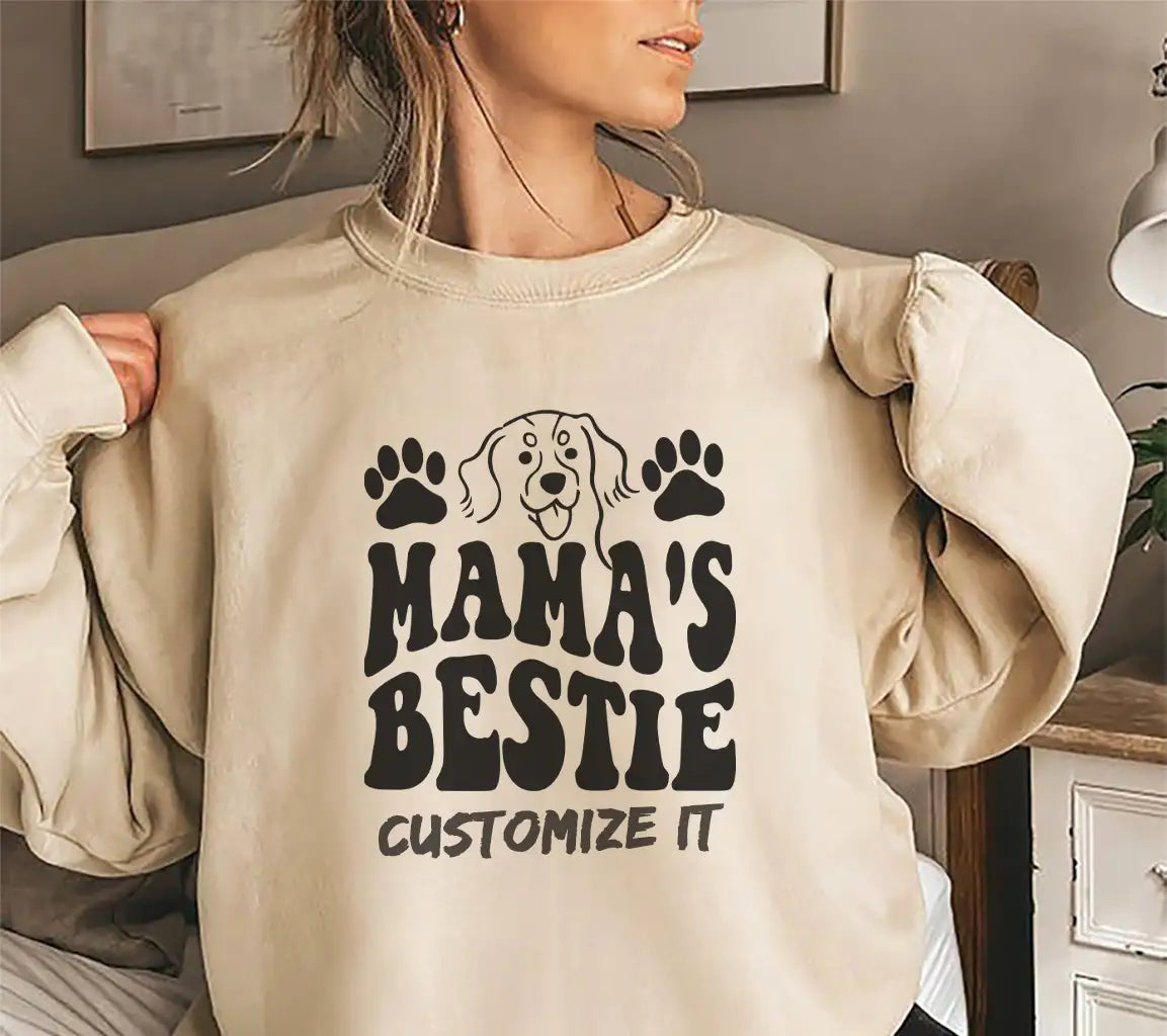  Dog Mamas Bestie SVG Cut File SVG