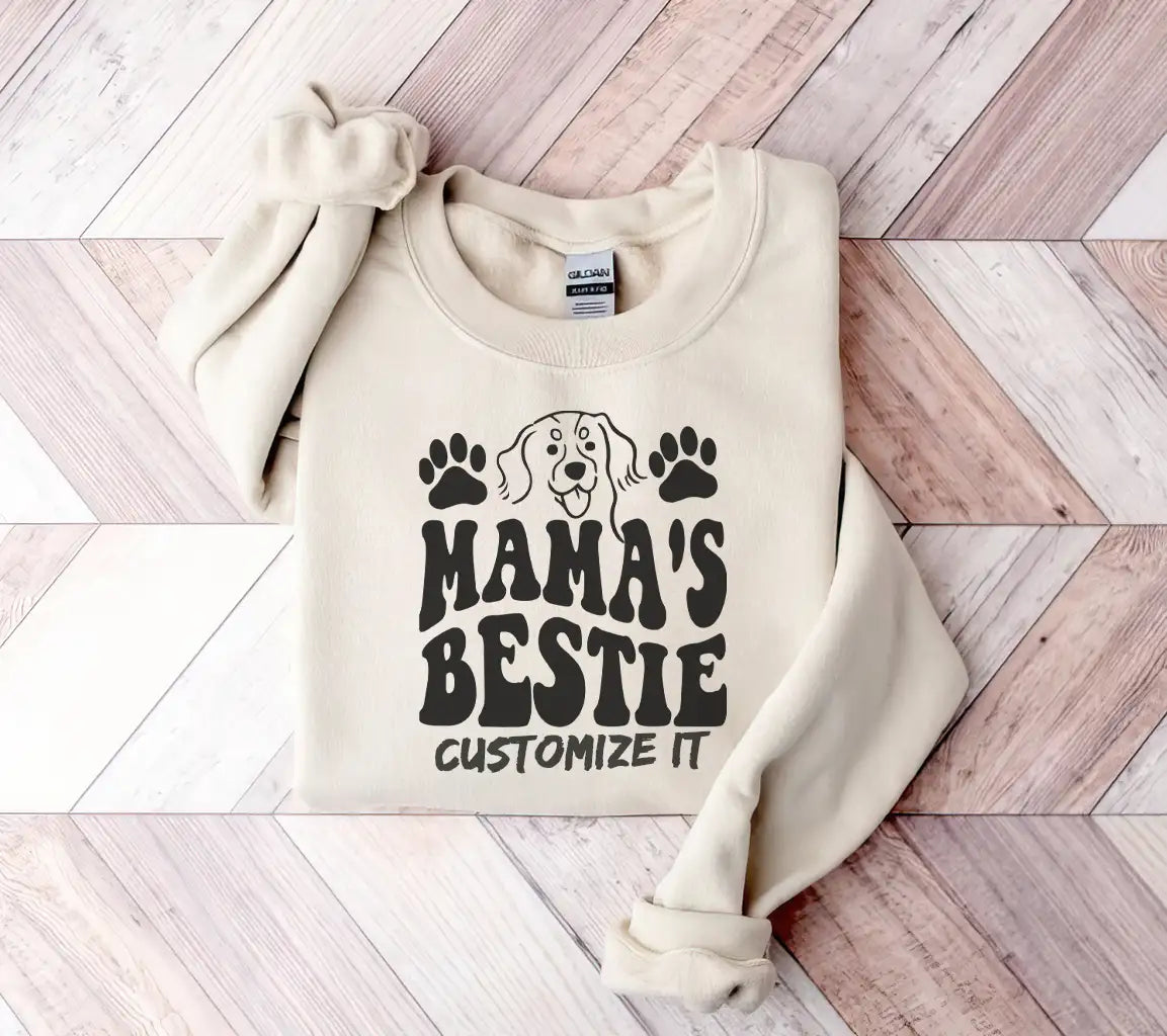  Dog Mamas Bestie SVG Cut File SVG