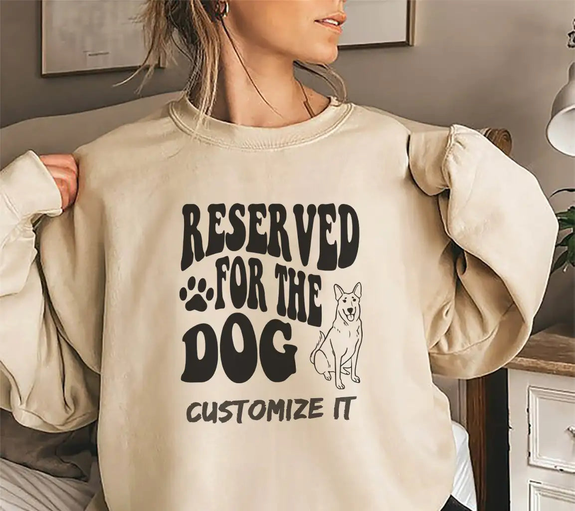 Reserved For The Dog SVG -  Sign SVG