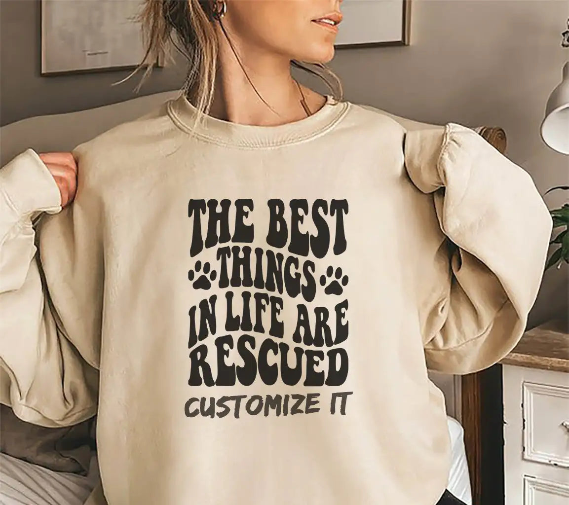 The Best Things In Life Are Rescued Dog SVG Cut File SVG