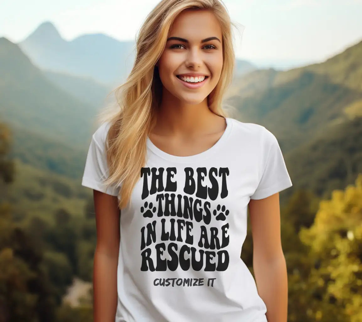 The Best Things In Life Are Rescued Dog SVG Cut File SVG