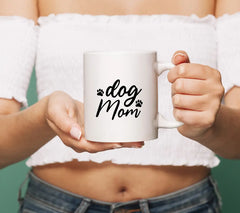 Dog Mom SVG Bundle  Sign with Paw Prints SVG