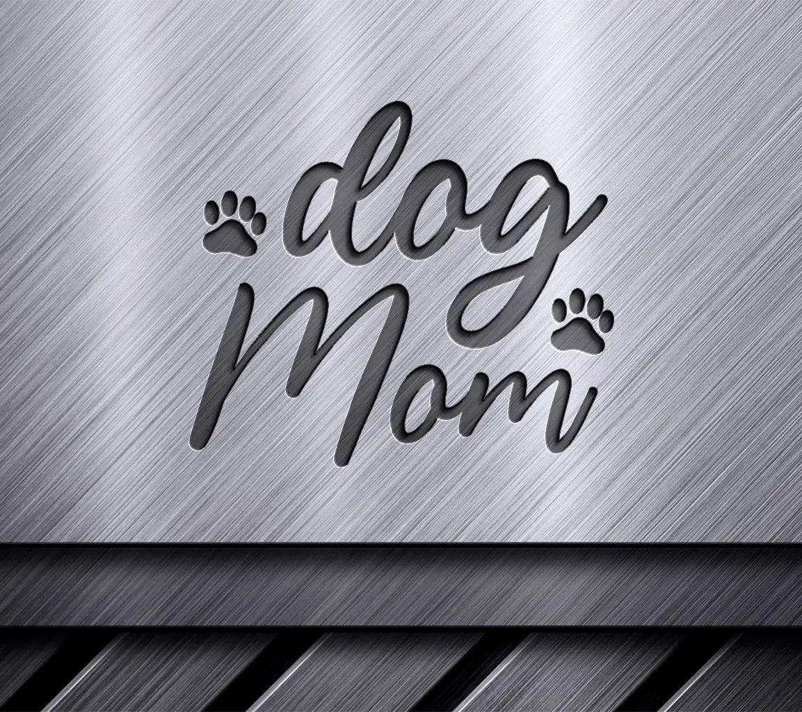 Dog Mom SVG Bundle  Sign with Paw Prints SVG