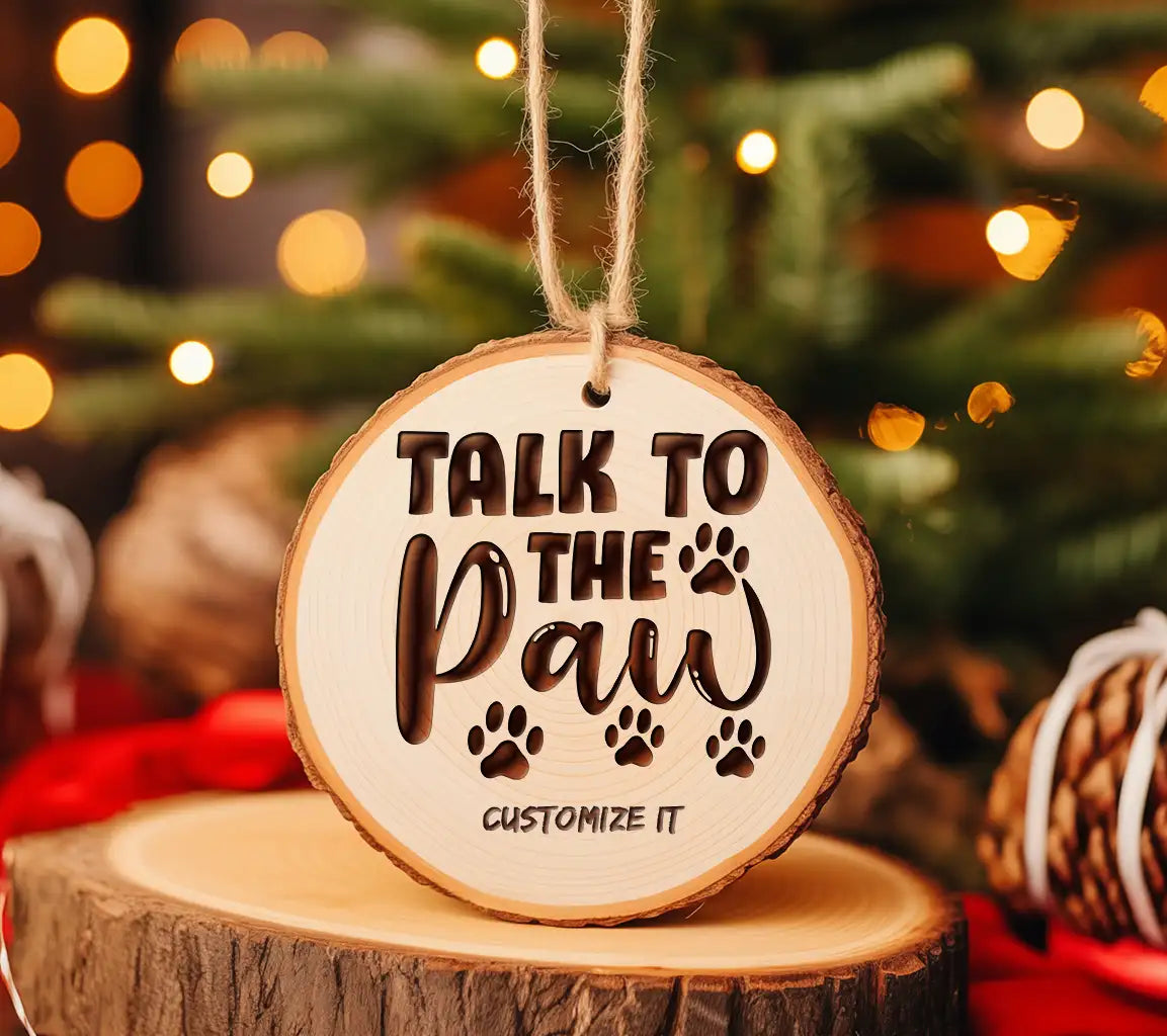 Talk To The Paw SVG -  Dog Poster Design SVG