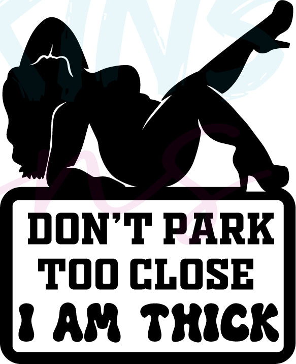 Don’t Park Too Close Funny Car Decal SVG Bundle for Cricut and Silhoue | Close Funny Car Decal SVG Bundle