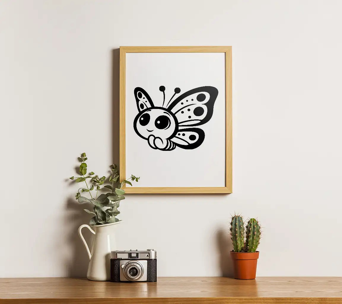 Dotty Winged Butterfly