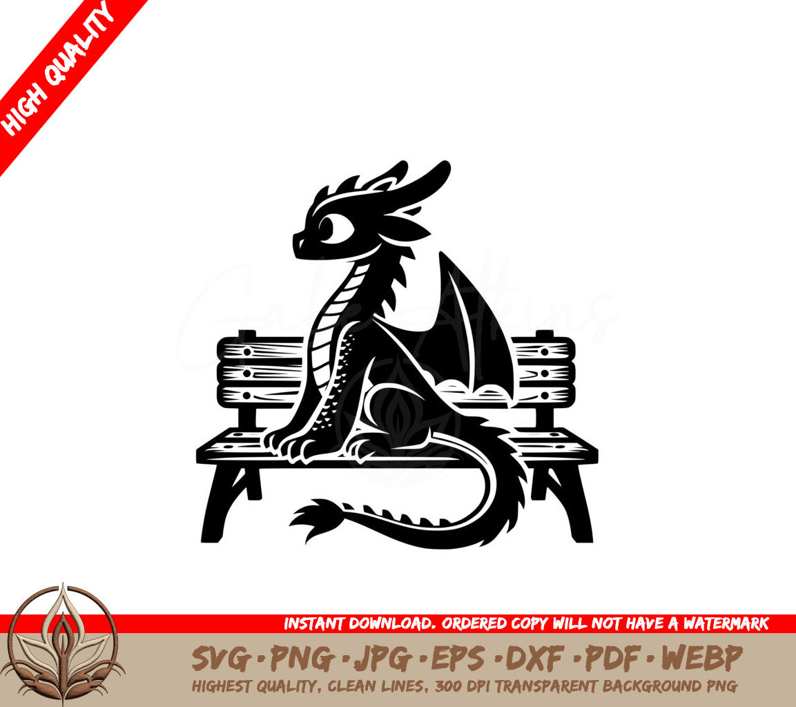 Dragon Bench Break SVG - Digital Product file in multiple formats