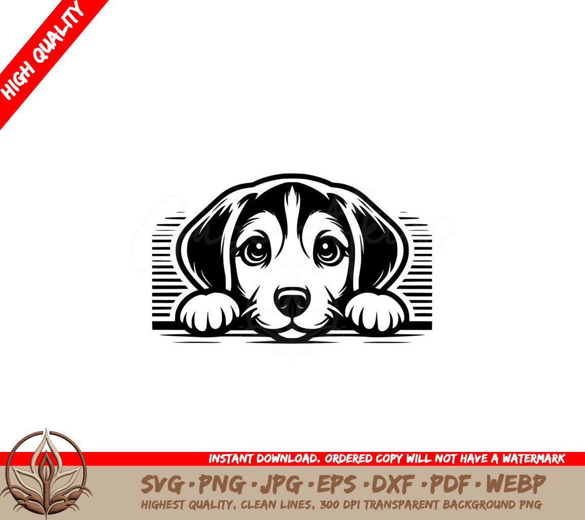 Dreamy-eyed Foxhound SVG - Digital Product with Multiple File Formats