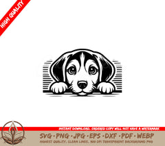 Dreamy-eyed Foxhound SVG - Digital Product with Multiple File Formats