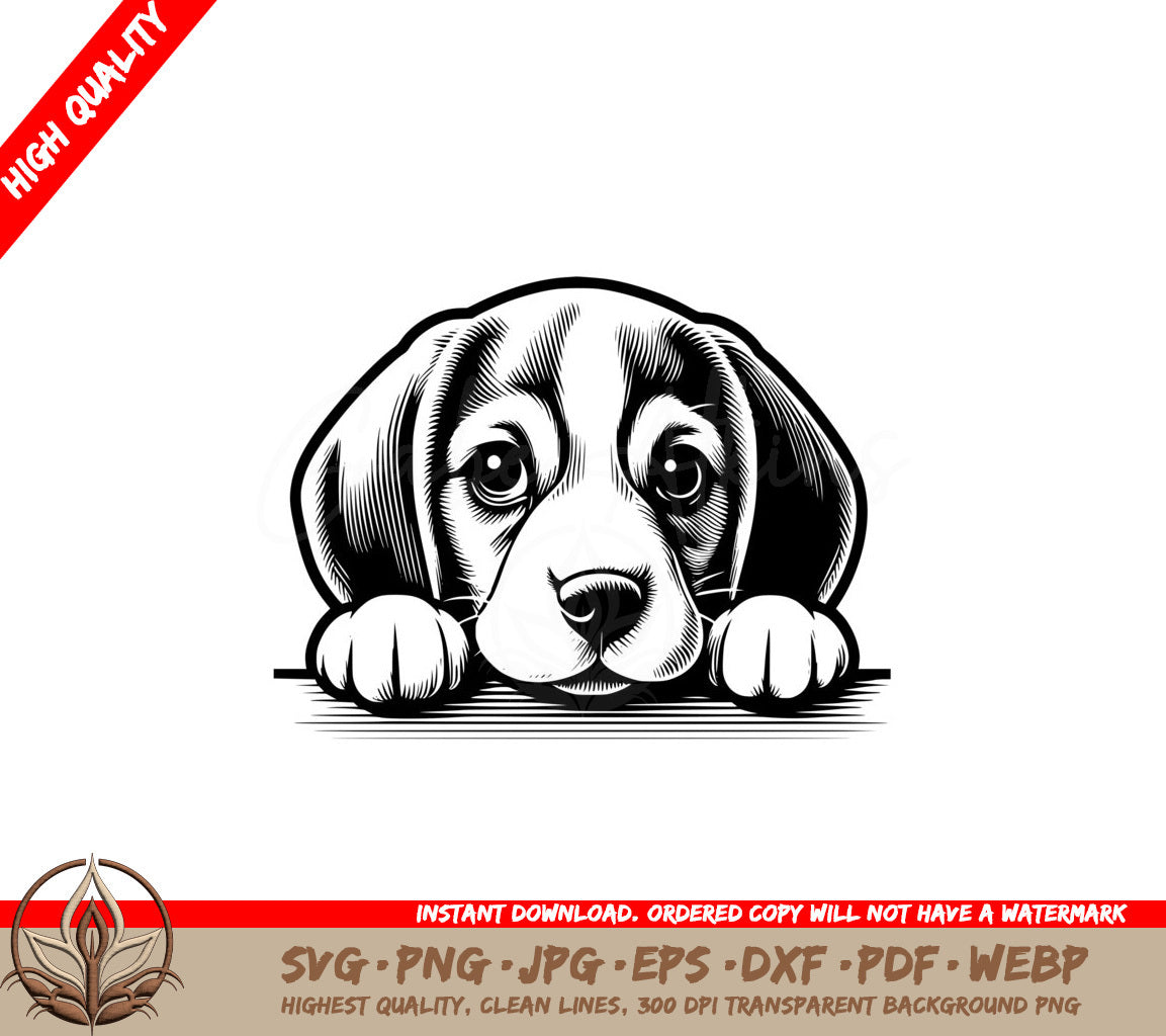 Dreamy Beagle SVG - Digital File in Various Formats