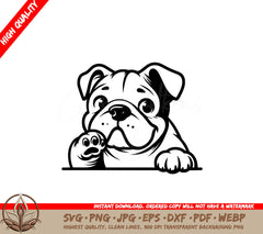 Dreamy Bulldog SVG - Digital Product in multiple formats