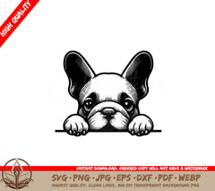 Dreamy French Bulldog SVG - Digital File in Multiple Formats