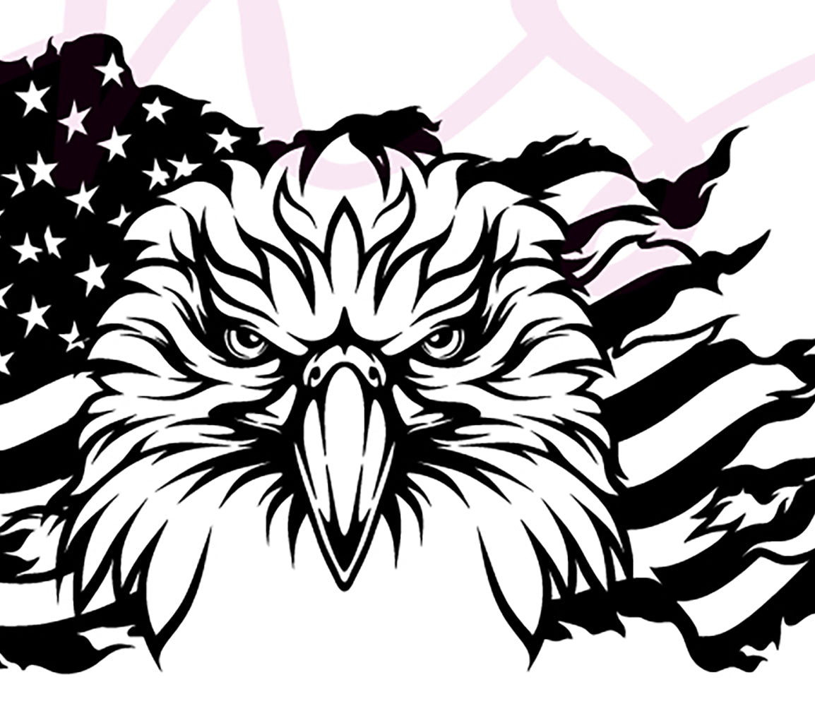 Eagle Through American Flag SVG Bundle | American Pride Eagle SVG Bund | American Pride Eagle SVG Bundle