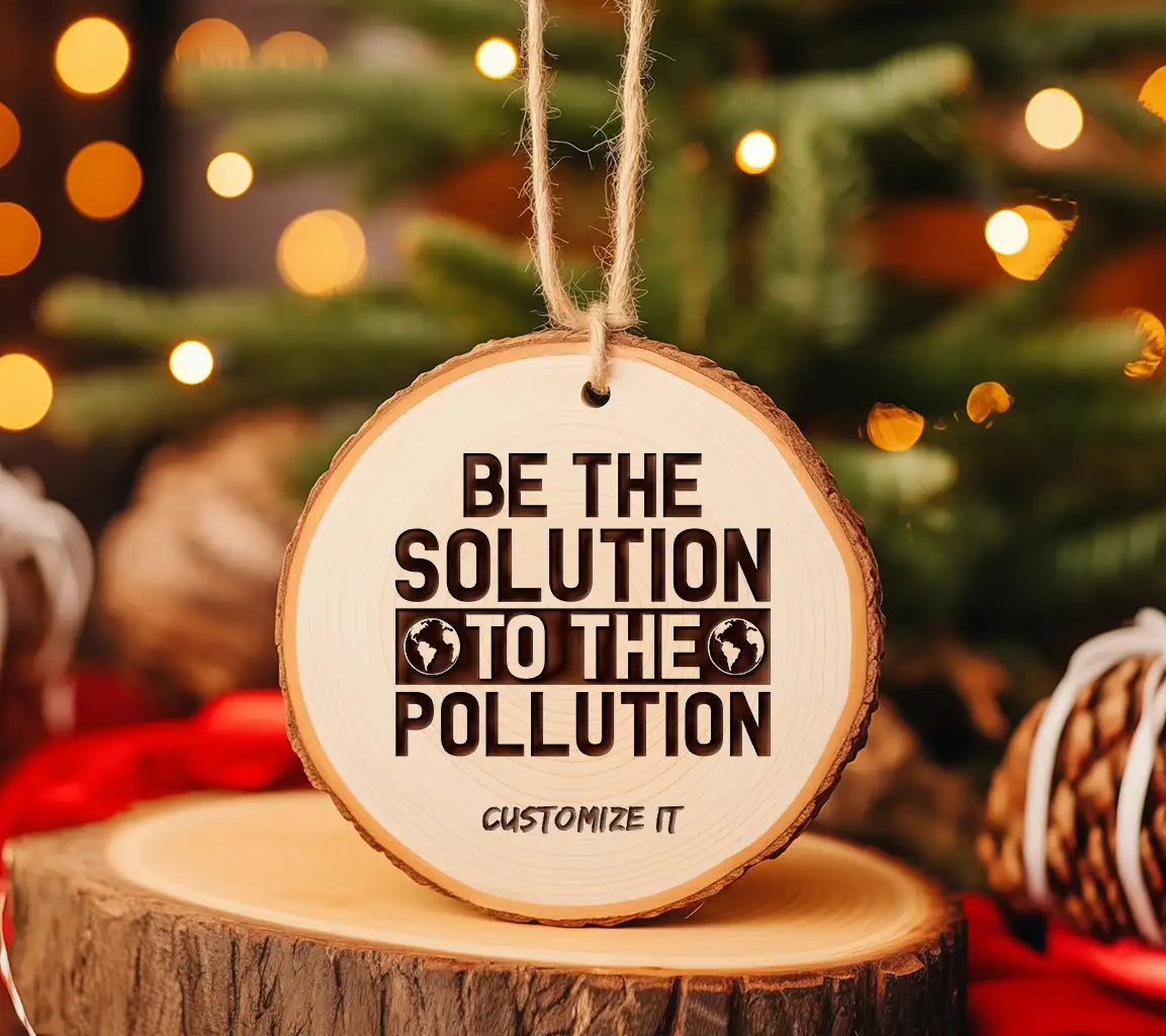 Be the Solution to Pollution SVG - Earth Day Design SVG