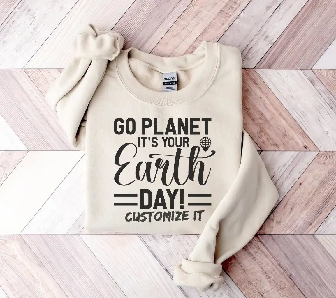 Go Planet, Its Your Earth Day SVG Poster SVG