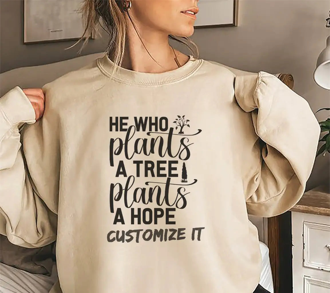 He Who Plants A Tree Plants A Hope SVG - Earth Day Design SVG