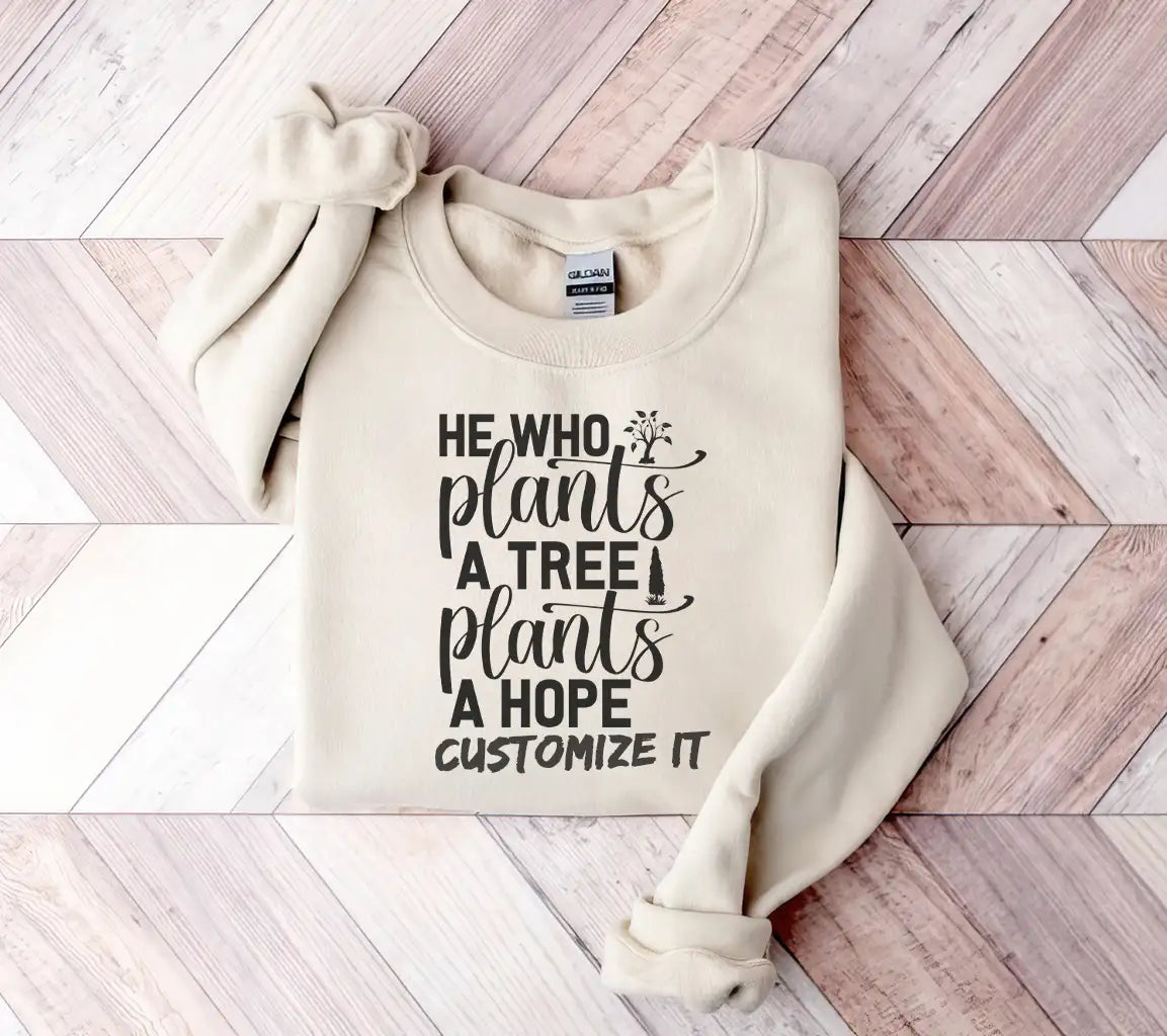 He Who Plants A Tree Plants A Hope SVG - Earth Day Design SVG