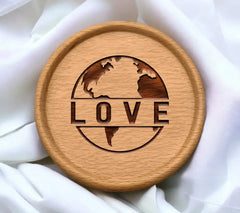 Earth Day Love Globe SVG - Perfect for Valentines Day or Everyday SVG