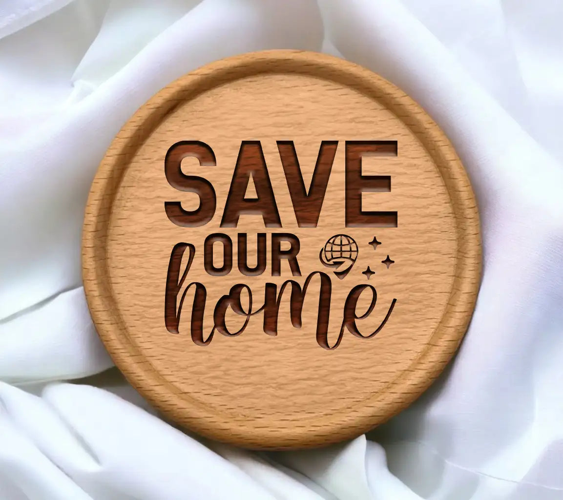 Save Our Home  SVG - Earth Day Design SVG