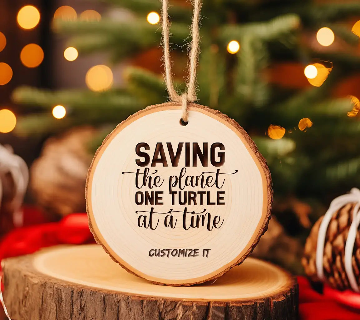 Save The Planet One Turtle At A Time - Earth Day SVG Design SVG