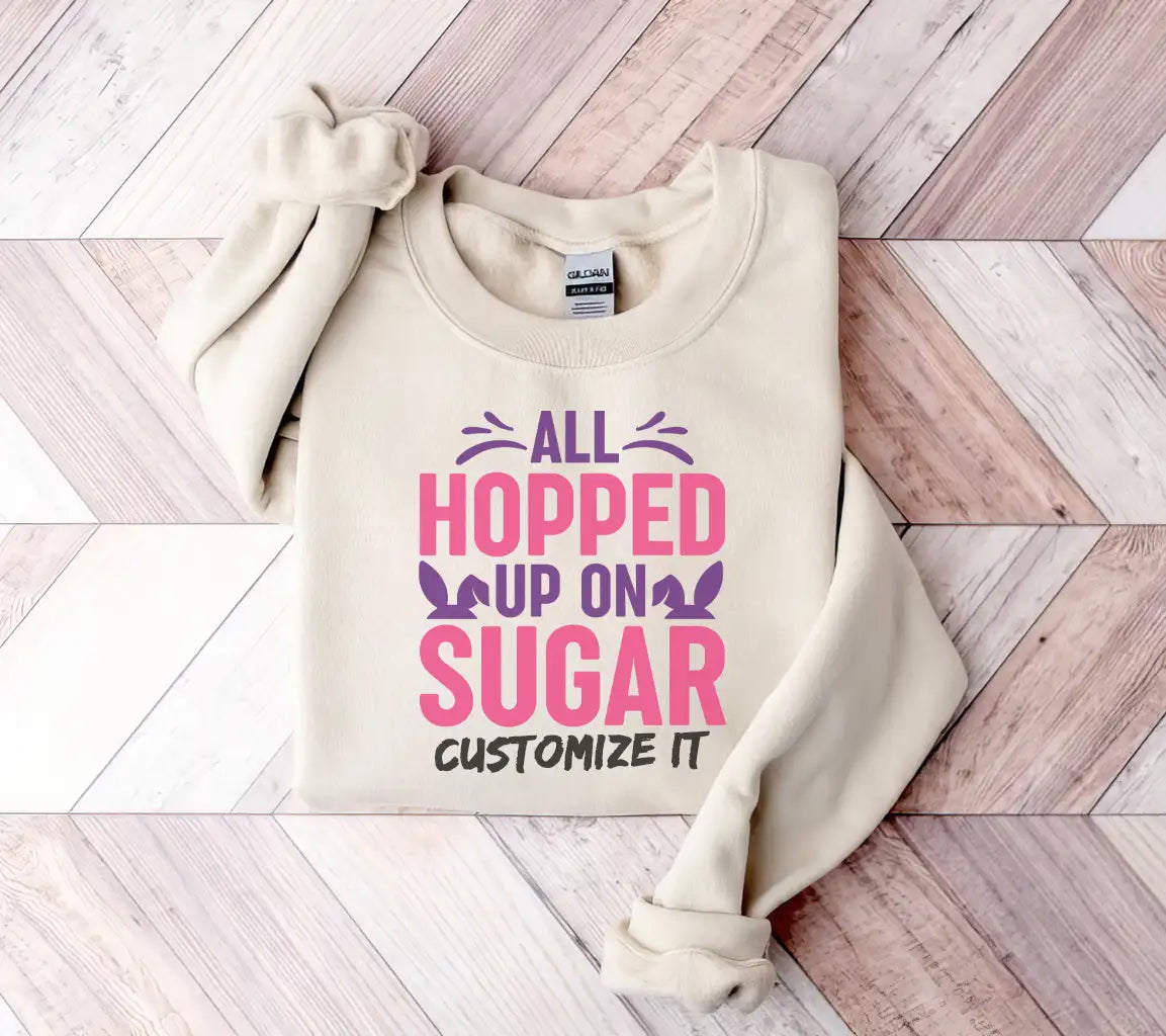 Pink & Purple All Hopped Up On Sugar Easter SVG SVG