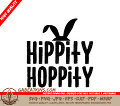  Hippity Hoppity Easter SVG Logo SVG