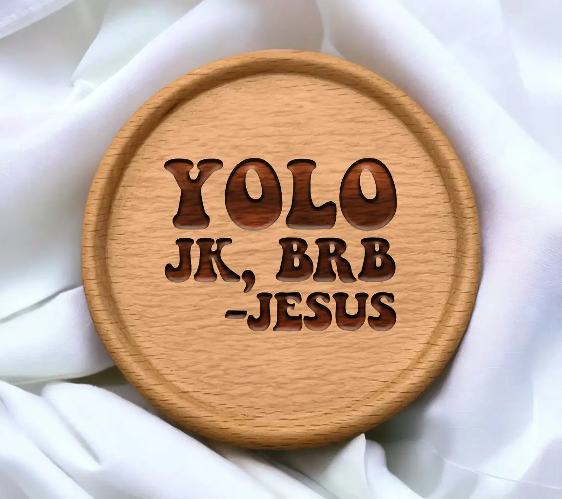 Yolo JK Brb Jesus SVG -  Easter Design SVG