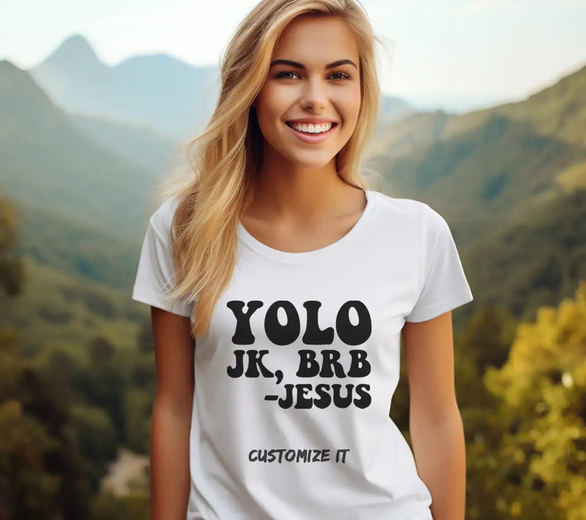 Yolo JK Brb Jesus SVG -  Easter Design SVG