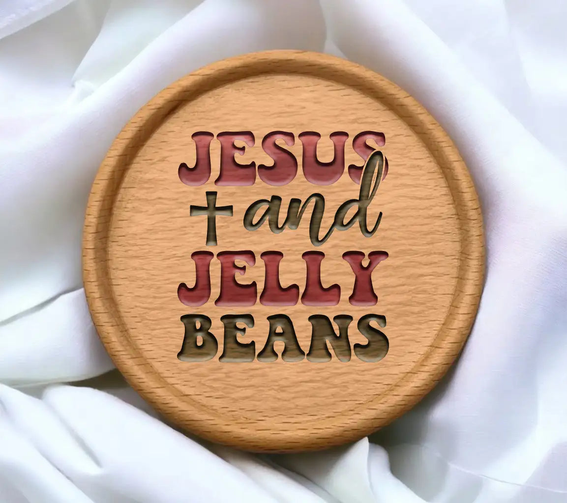 Jesus & Jelly Beans Easter SVG Design SVG