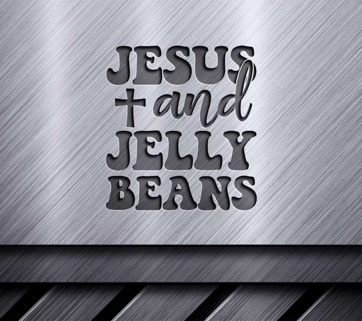 Jesus & Jelly Beans Easter SVG Design SVG