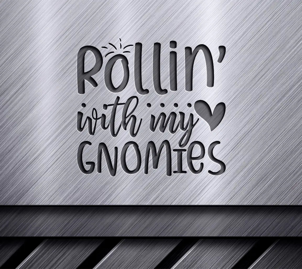 Pink & Purple Rollin With My Gnomies SVG for Easter SVG