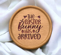 Easter Bunny Has Arrived SVG - Printable Poster Design SVG