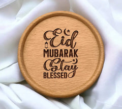 Eid Mubarak Stay Blessed -  SVG Illustration SVG