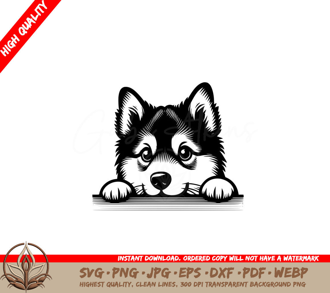 Elkhound Paws Rest SVG Digital Product