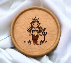  Mermaid with Crown SVG - Siren Emergency Service Icon SVG