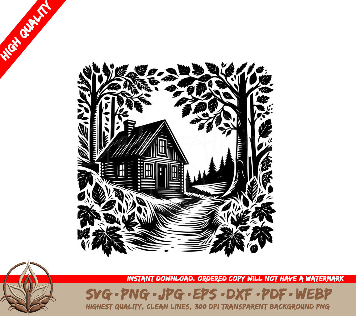 Enchanted Forest Hideout - SVG