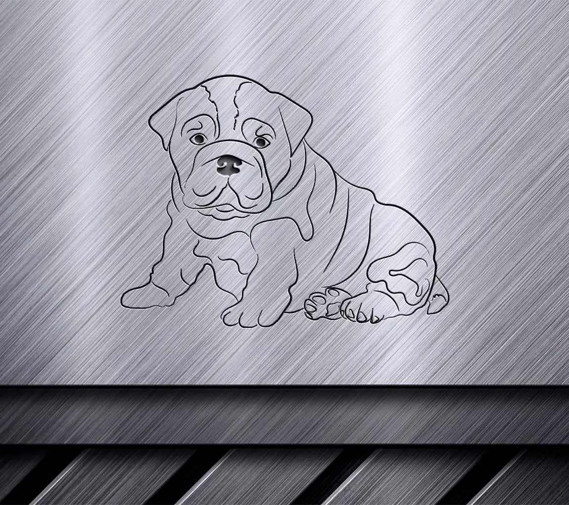  Bulldog Puppy SVG Clipart SVG