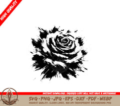 Expressive Rose Digital Product +SVG