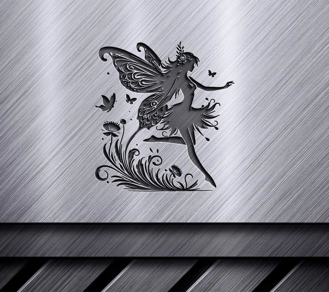  Fairy Silhouette SVG - Vector Wings Design SVG