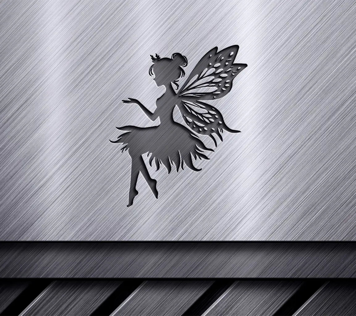  Fairy Silhouette SVG - Magical Wings Design SVG