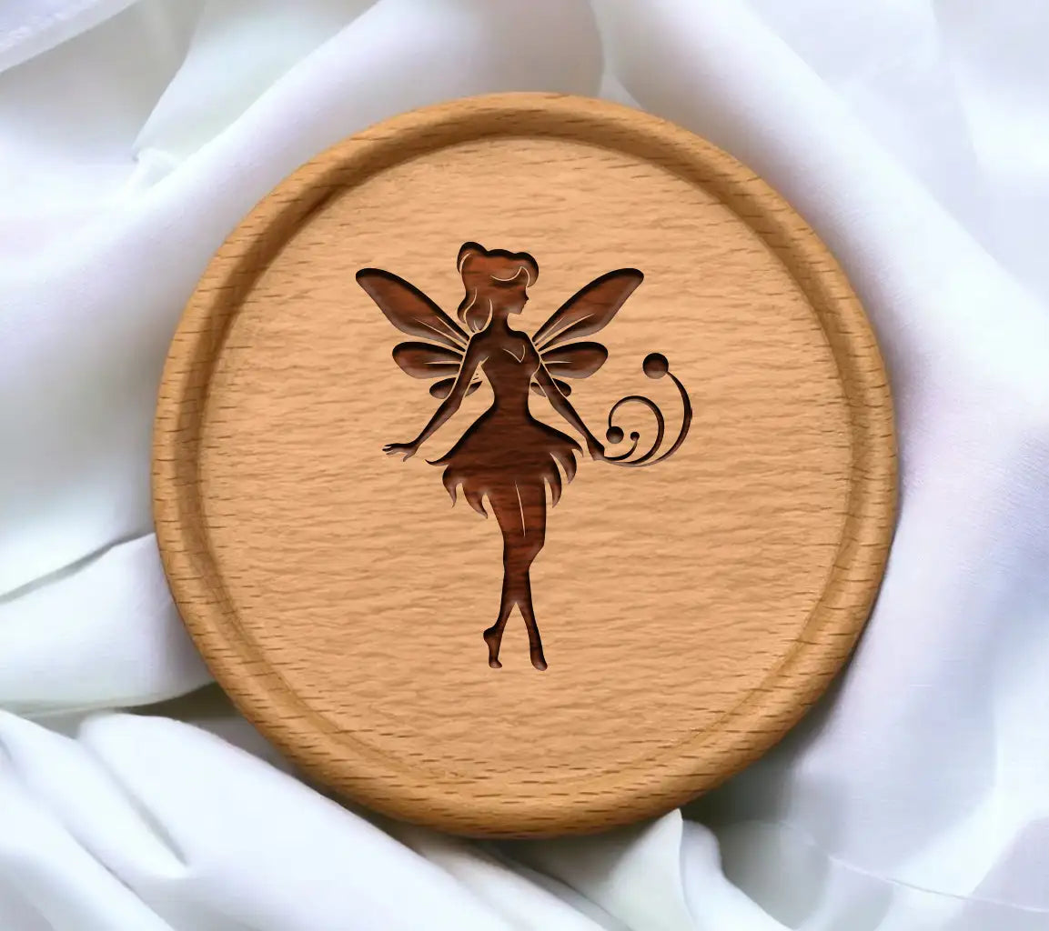  Fairy Silhouette SVG - Vector Wings Design SVG