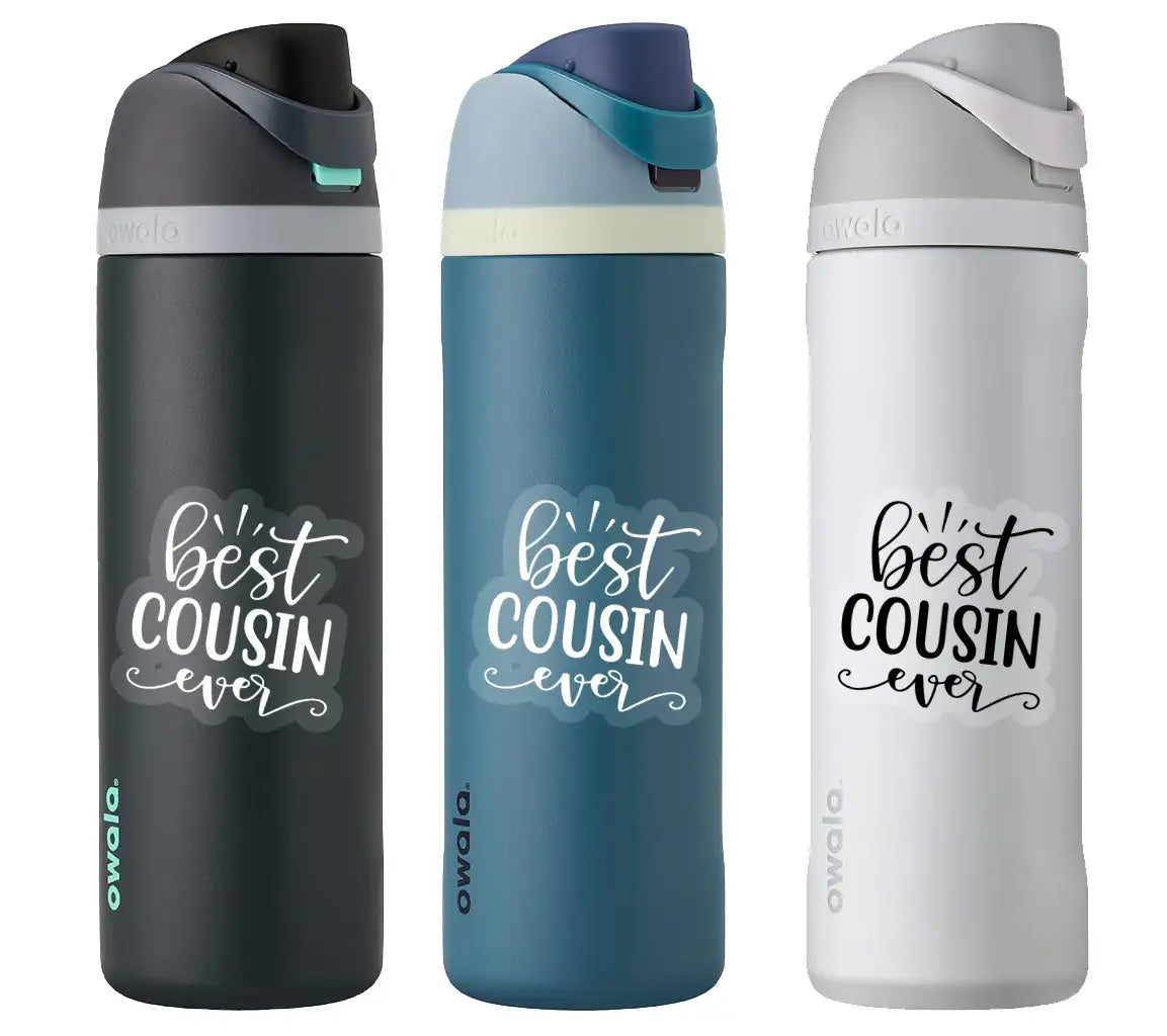 Best Cousin Ever SVG - Black Text on White Background SVG