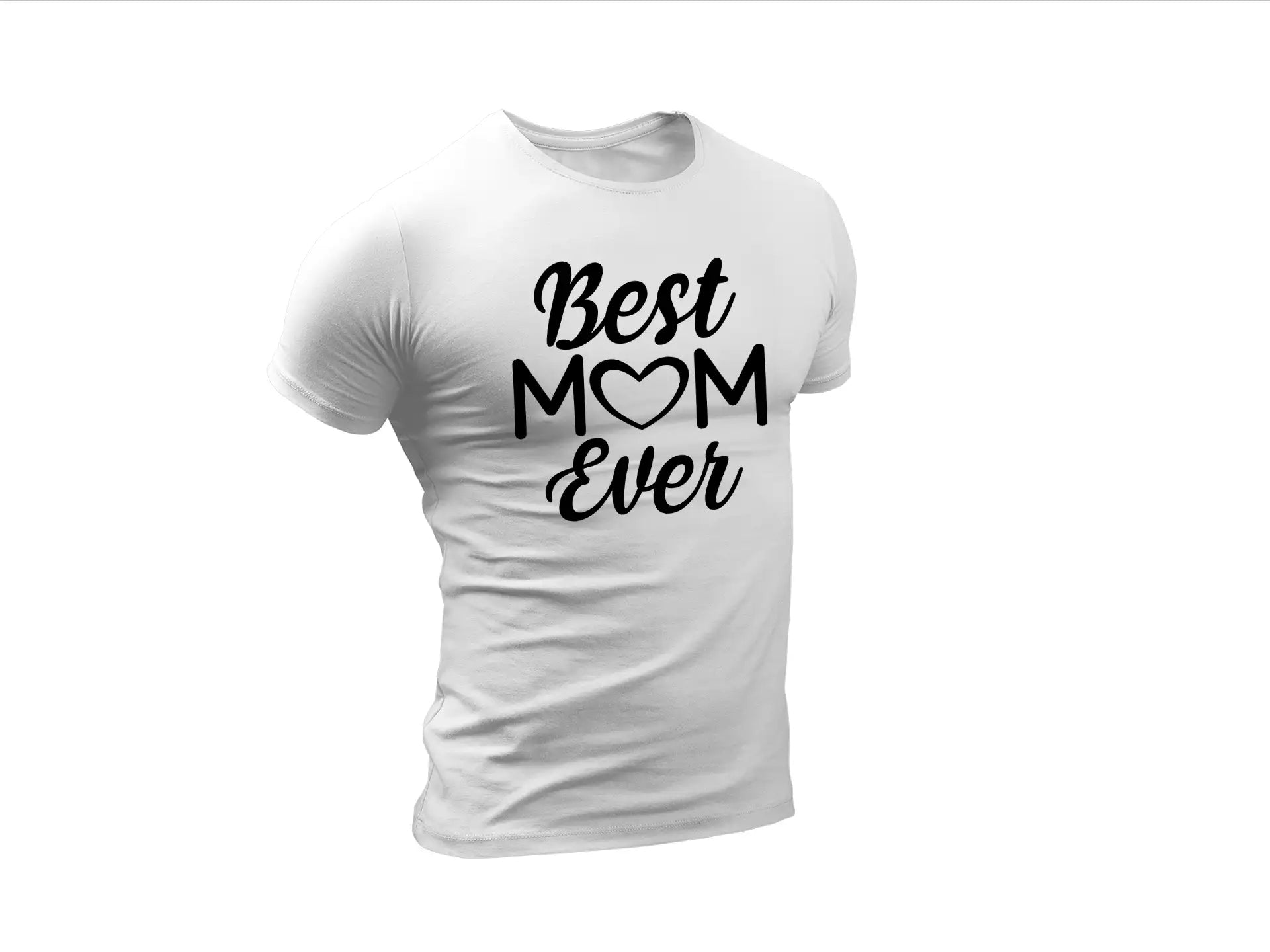 Best Mom Ever SVG with Heart - Family Design SVG