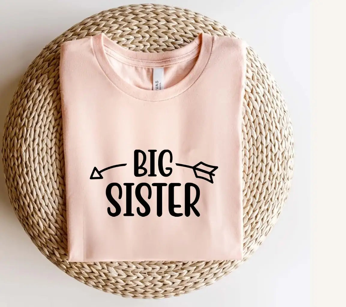 Big Sister Arrow Design SVG -  Family Design SVG